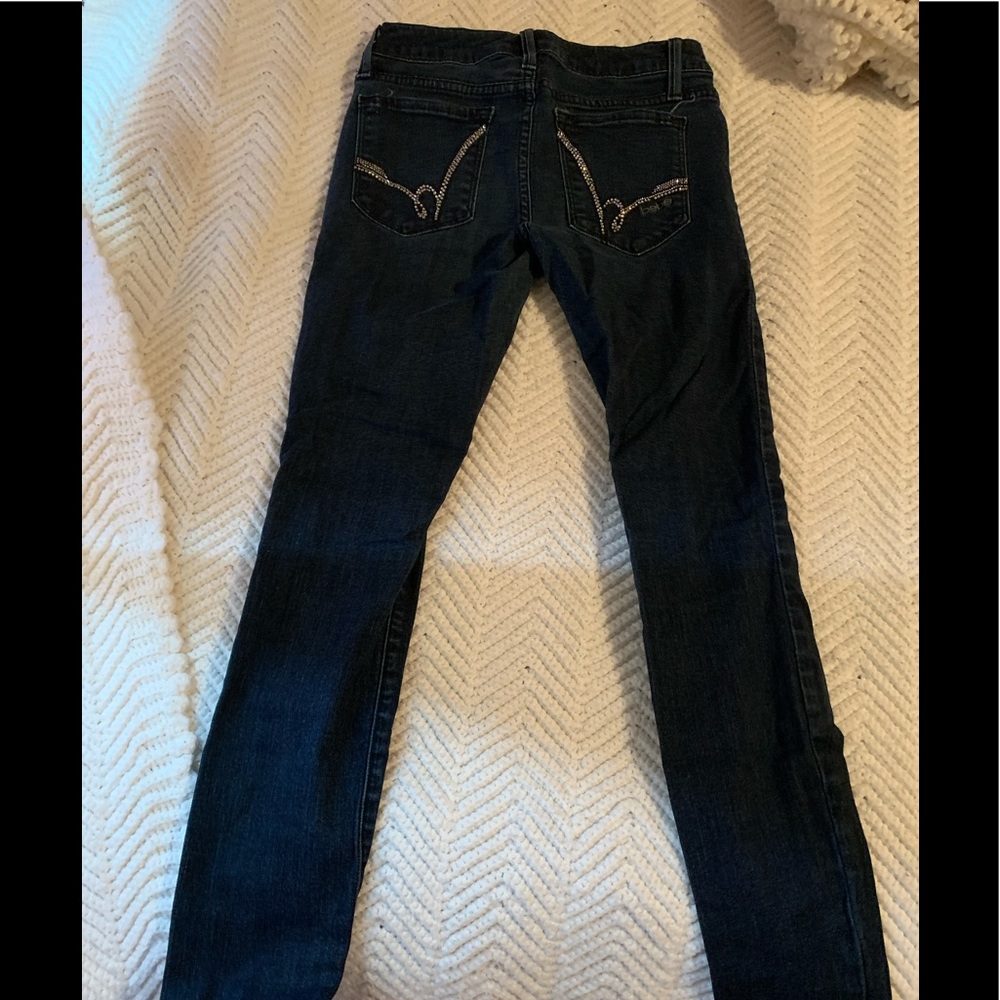 Bebe rhinestone b jeans!